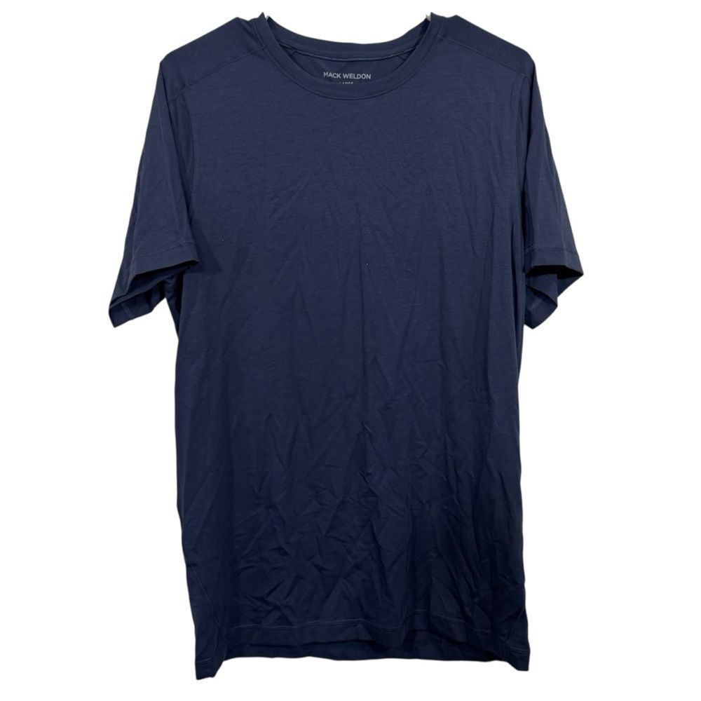 Mack Weldon Slate Blue Short Sleeve Casual T-Shirt